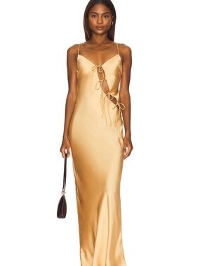 open lace back dress Kiki Maxi Dress